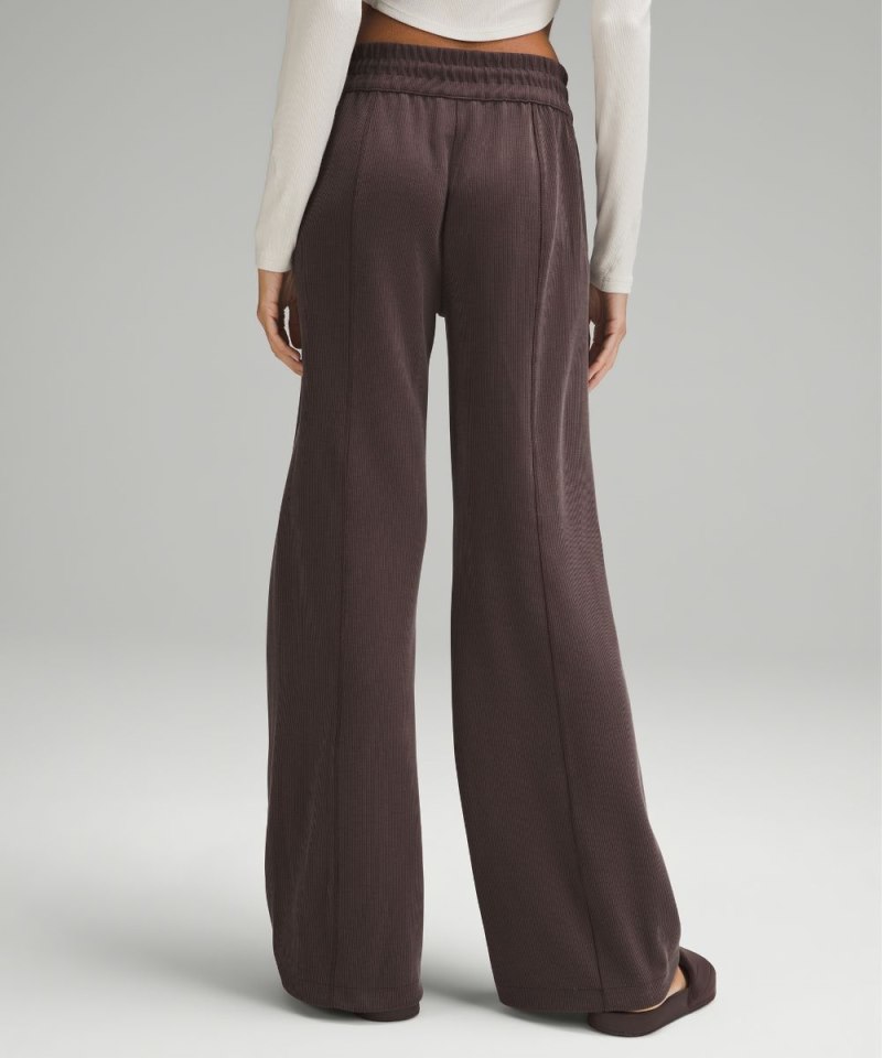 Lululemon Ribbed Softstreme Mid-Rise Pant 32" Espresso (not available) Online Outlet Sale