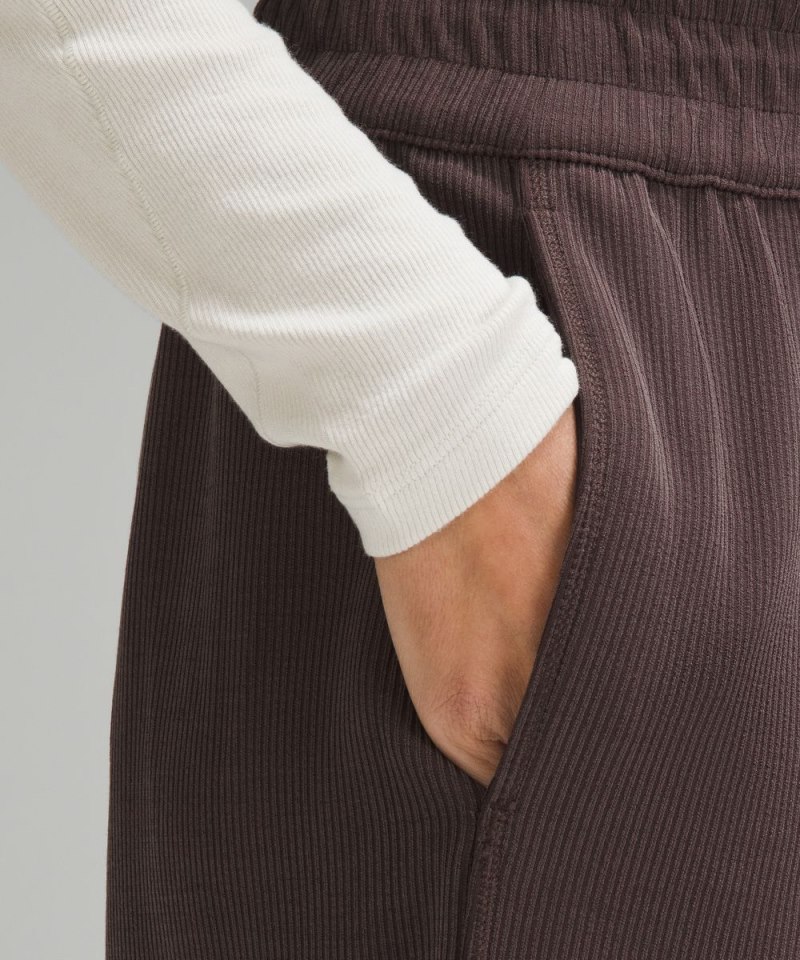Lululemon Ribbed Softstreme Mid-Rise Pant 32" Espresso (not available) Online Outlet Sale