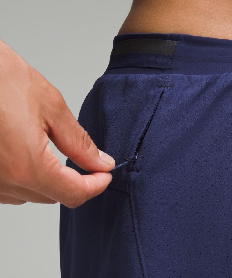 Lululemon Fast and Free Lined Short 6" Night Sea Online Outlet Sale