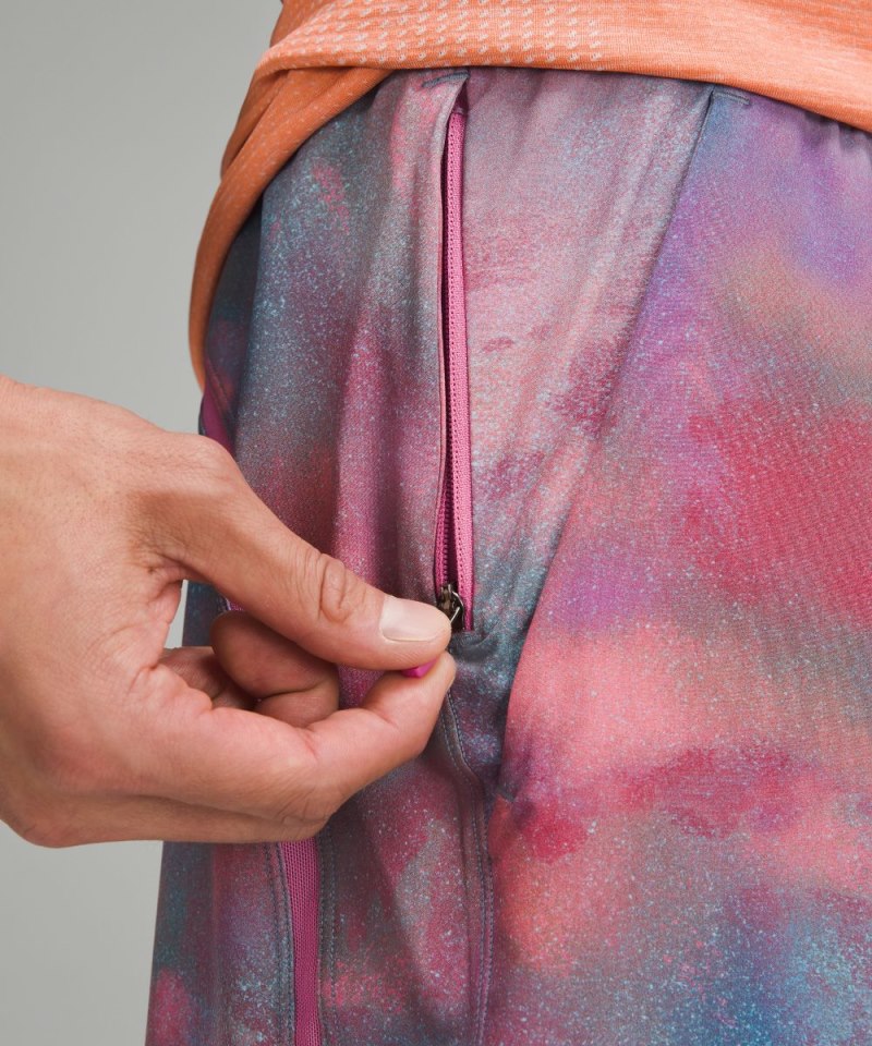 Lululemon Pace Breaker Lined Short 7" Hazy Afterglow Multi Online Outlet Sale