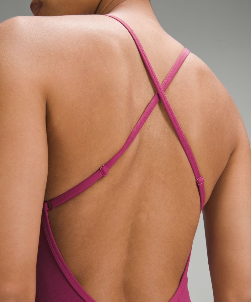 Lululemon lululemon Align™ Cross-Back Bodysuit 25" Washed Mauve Online Outlet Sale
