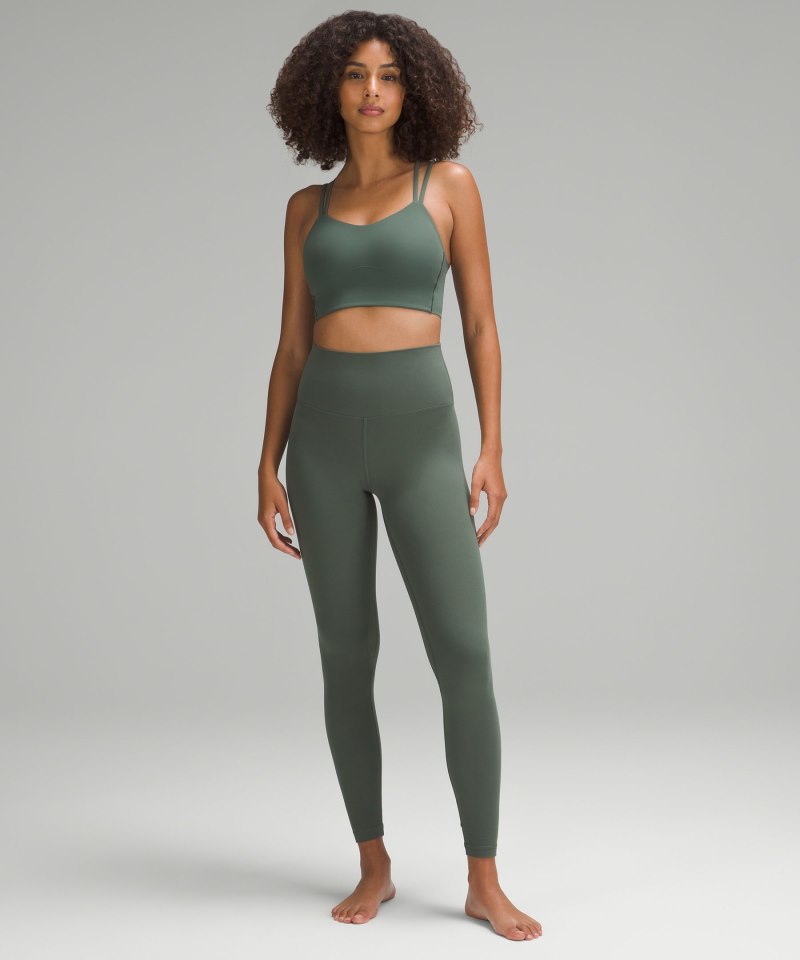 Lululemon Like a Cloud Longline Bra *Light Support, B / C Cup Dark Forest Online Outlet Sale