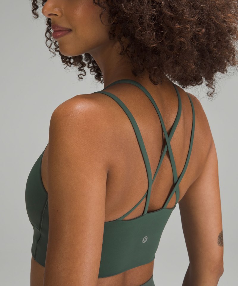 Lululemon Like a Cloud Longline Bra *Light Support, B / C Cup Dark Forest Online Outlet Sale