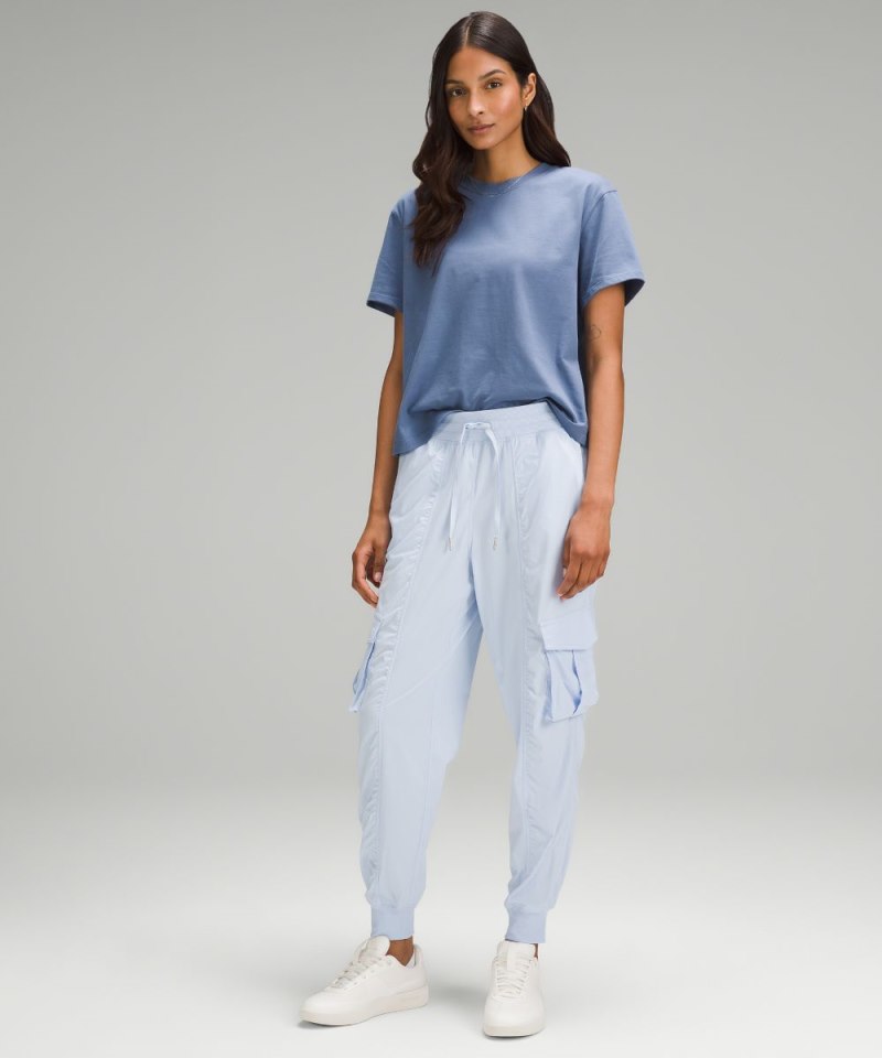 Lululemon Relaxed-Fit Cotton Jersey T-Shirt Oasis Blue Online Outlet Sale