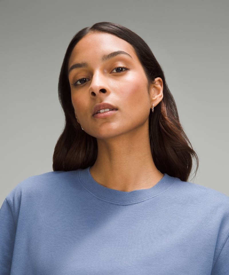 Lululemon Relaxed-Fit Cotton Jersey T-Shirt Oasis Blue Online Outlet Sale