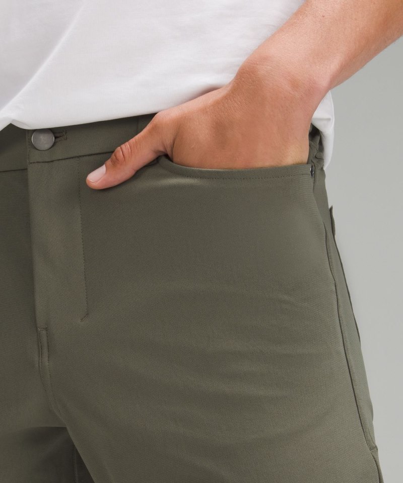 Lululemon ABC Slim-Fit 5 Pocket Pant 28"L *Warpstreme Army Green Online Outlet Sale