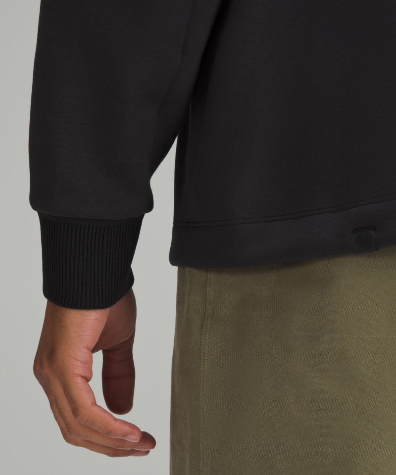 Lululemon Softstreme Oversized-Fit Long-Sleeve Henley Black Online Outlet Sale