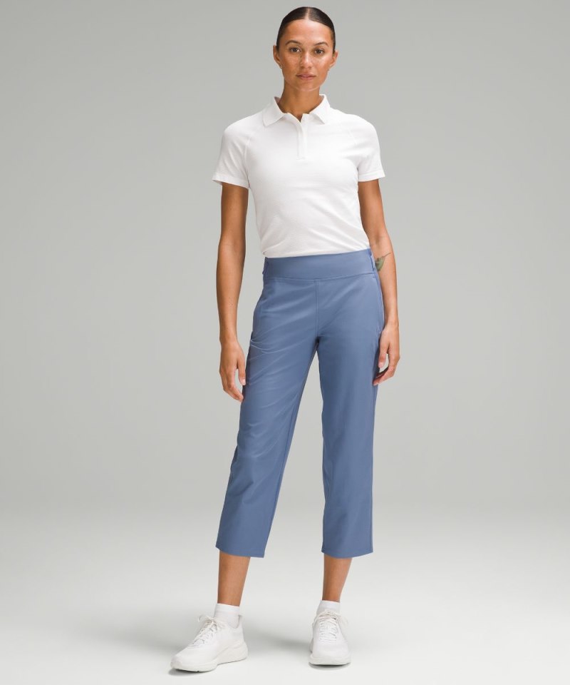Lululemon Warpstreme Multi-Pocket Mid-Rise Golf Crop 24" Oasis Blue Online Outlet Sale