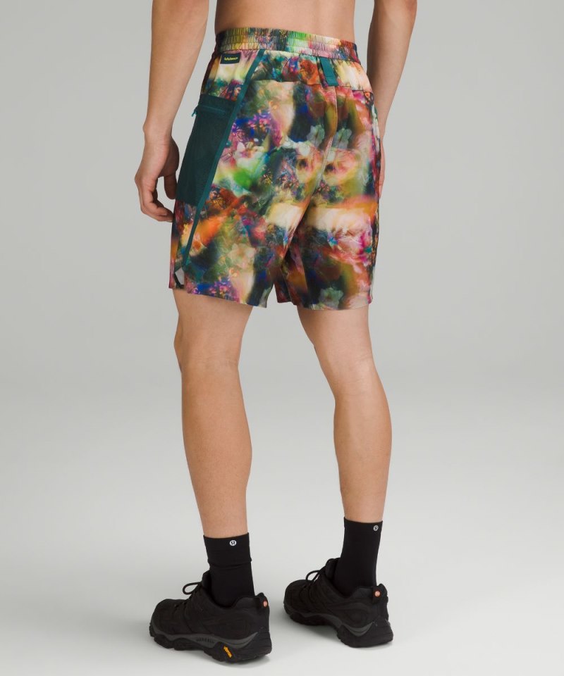 Lululemon Water-Repellent Hiking Short 8" Sunbeam Floral Multi Online Outlet Sale