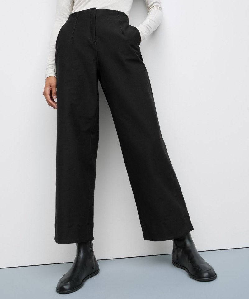 Lululemon Utilitech Relaxed Mid-Rise Trouser 7 / 8 Length Black Online Outlet Sale