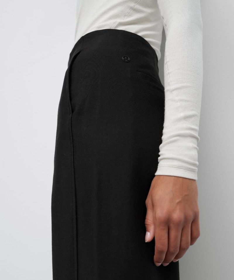 Lululemon Utilitech Relaxed Mid-Rise Trouser 7 / 8 Length Black Online Outlet Sale
