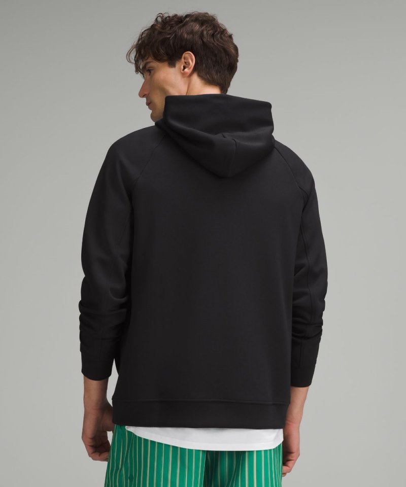 Lululemon Smooth Spacer Classic-Fit Pullover Hoodie Black Online Outlet Sale