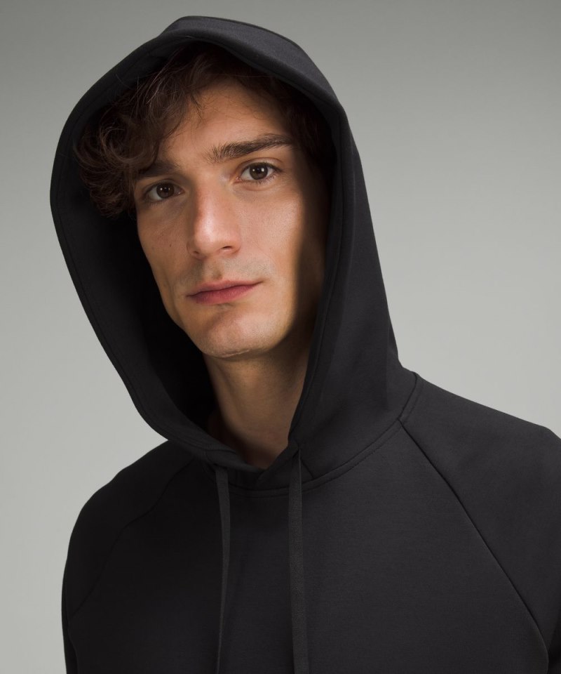 Lululemon Smooth Spacer Classic-Fit Pullover Hoodie Black Online Outlet Sale