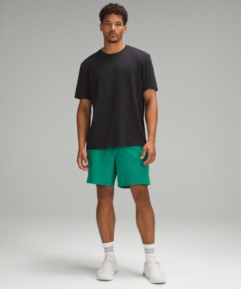 Lululemon License to Train Relaxed Short-Sleeve Shirt Black Online Outlet Sale