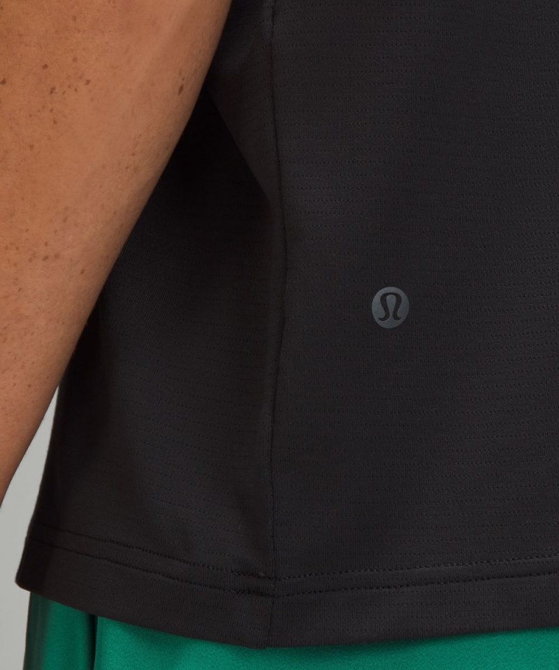 Lululemon License to Train Relaxed Short-Sleeve Shirt Black Online Outlet Sale
