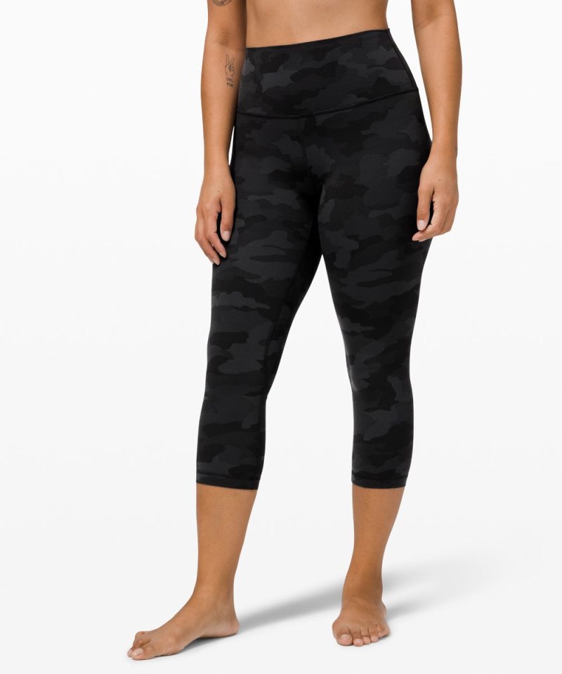 Lululemon lululemon Align™ High-Rise Crop 21" Heritage 365 Camo Deep Coal Multi Online Outlet Sale