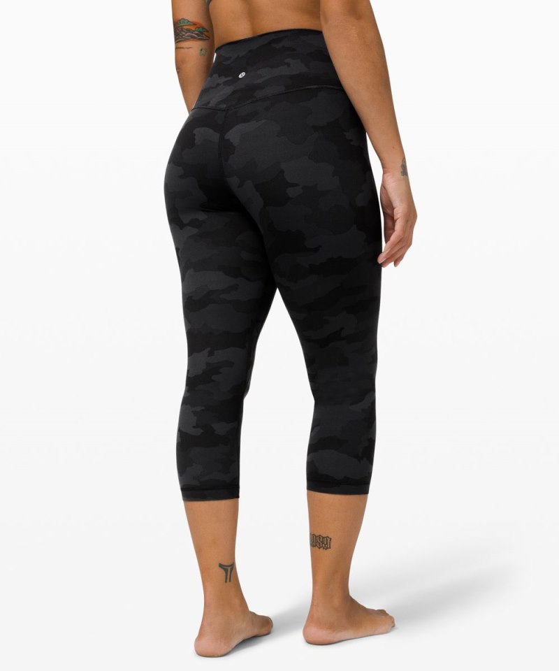 Lululemon lululemon Align™ High-Rise Crop 21" Heritage 365 Camo Deep Coal Multi Online Outlet Sale