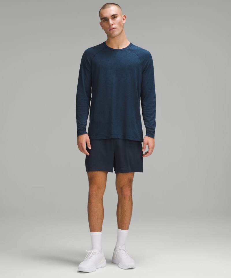 Lululemon Pace Breaker Linerless Short 5" True Navy Online Outlet Sale