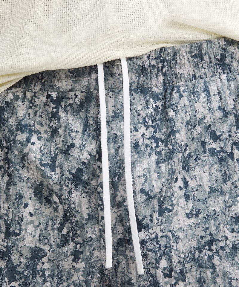 Lululemon Pool Short 7" *Lined Flower Glide Mini True Navy Multi Online Outlet Sale