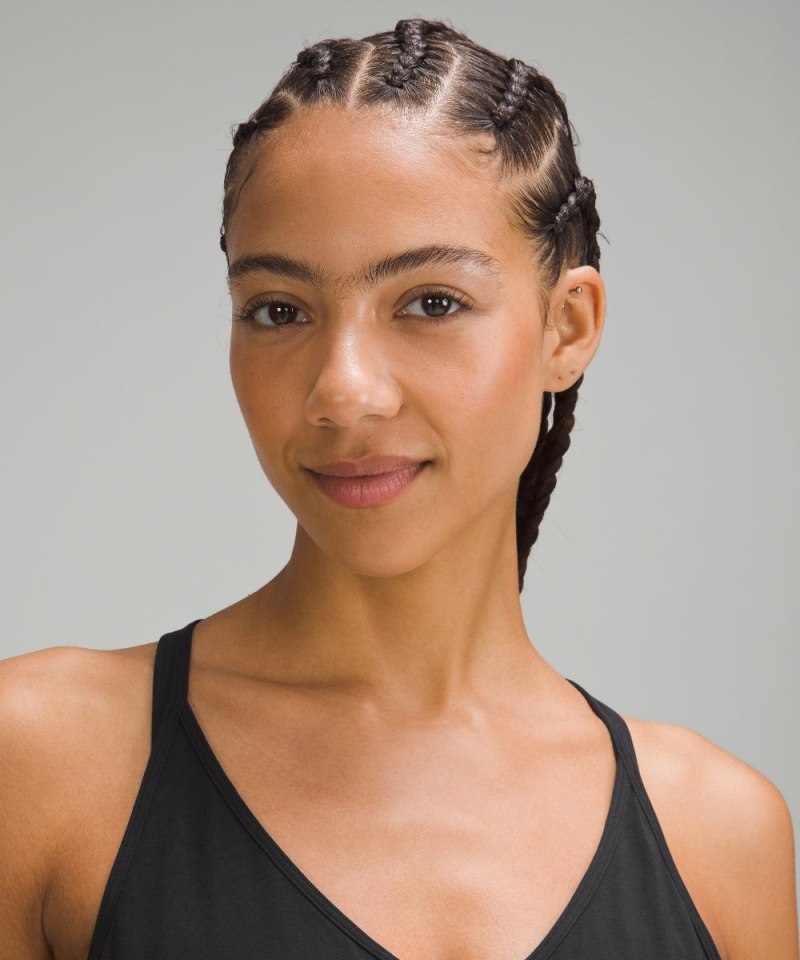 Lululemon Modal-Silk Yoga Tank Top Black Online Outlet Sale