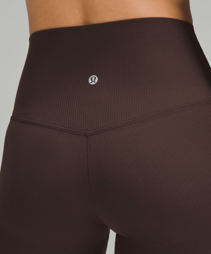 Lululemon lululemon Align™ High-Rise Ribbed Crop 23" Espresso (not available) Online Outlet Sale