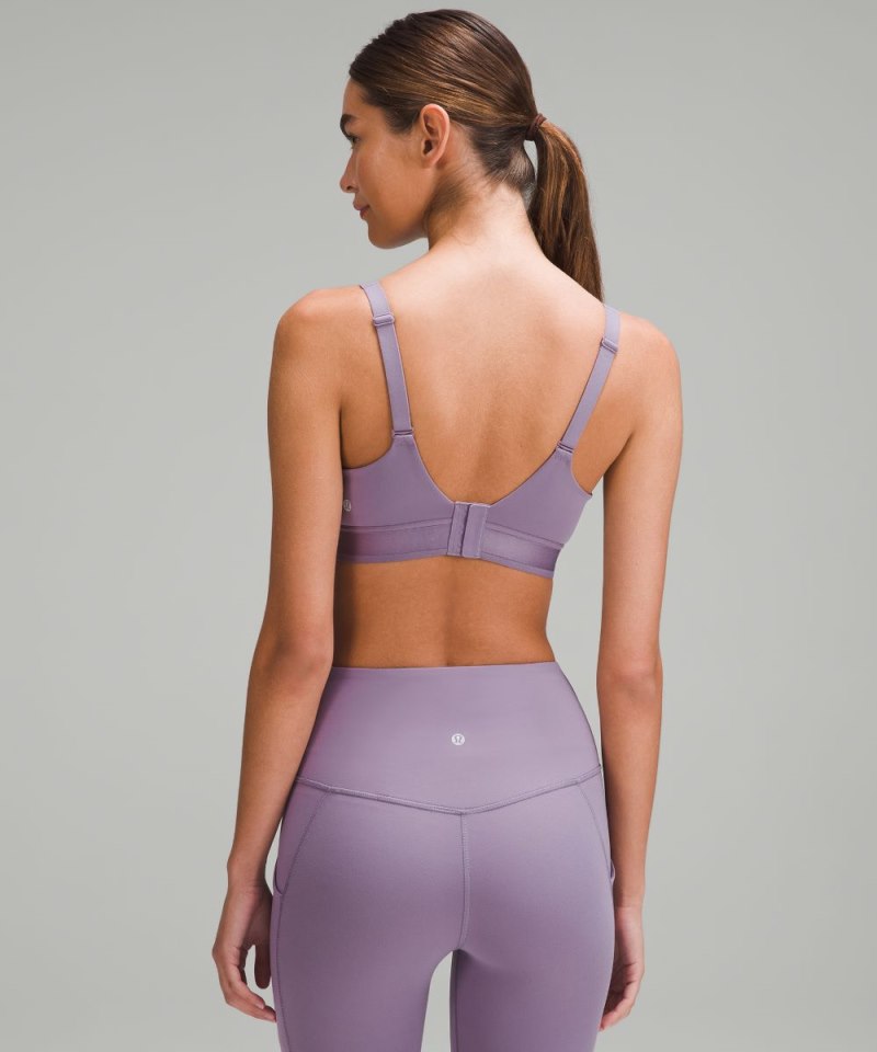 Lululemon Super-Soft Adjustable Recovery Bra *Light Support, B-D Cups Purple Ash Online Outlet Sale