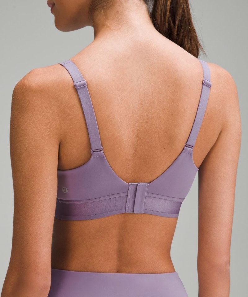 Lululemon Super-Soft Adjustable Recovery Bra *Light Support, B-D Cups Purple Ash Online Outlet Sale