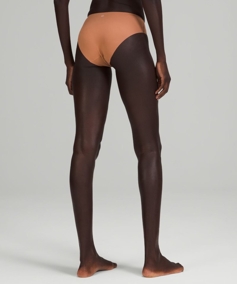 Lululemon InvisiWear Mid-Rise Bikini Underwear Dusty Clay Online Outlet Sale