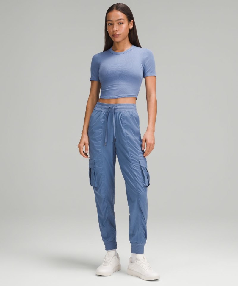 Lululemon Dance Studio Relaxed-Fit Mid-Rise Cargo Jogger Oasis Blue Online Outlet Sale