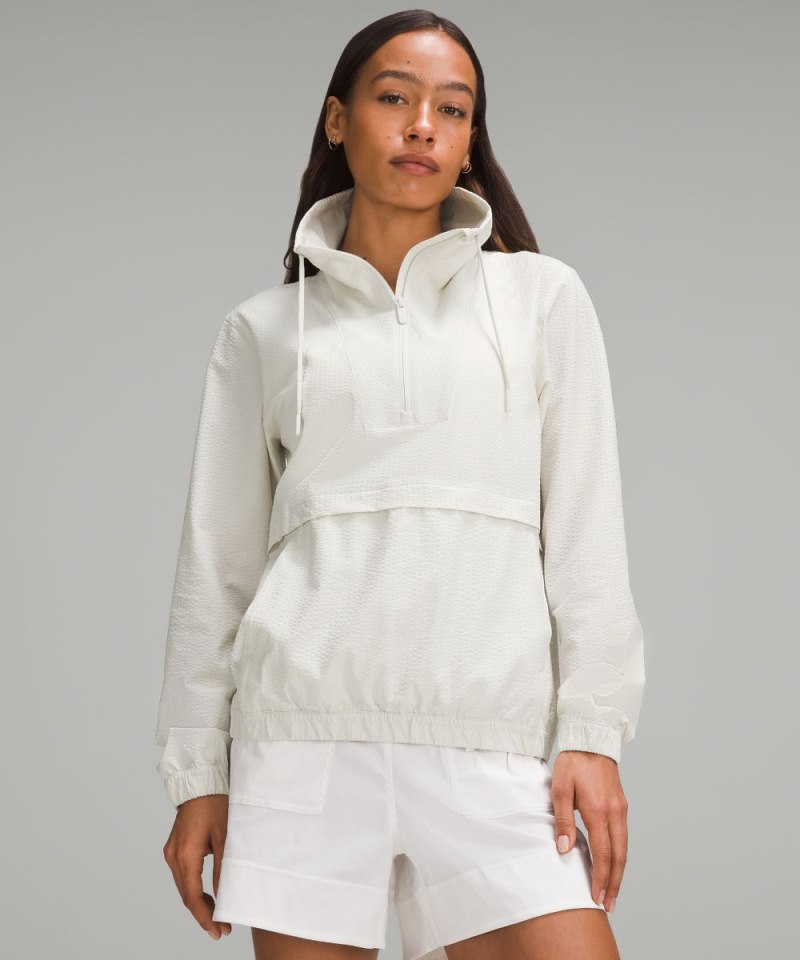 Lululemon Pack Light Pullover Bone Online Outlet Sale