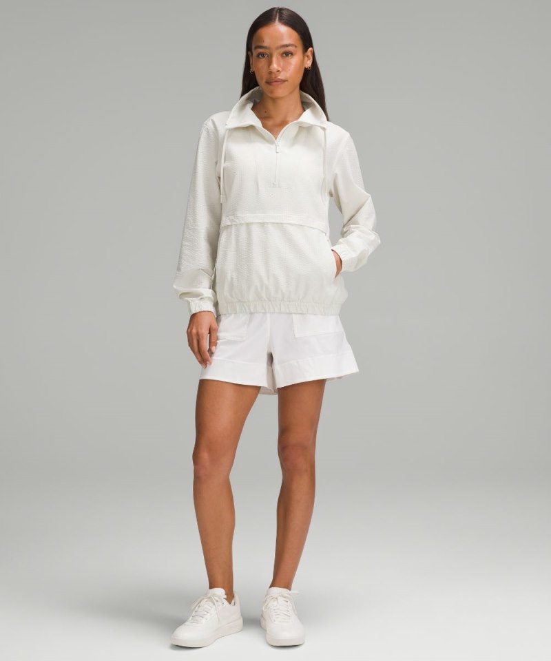 Lululemon Pack Light Pullover Bone Online Outlet Sale