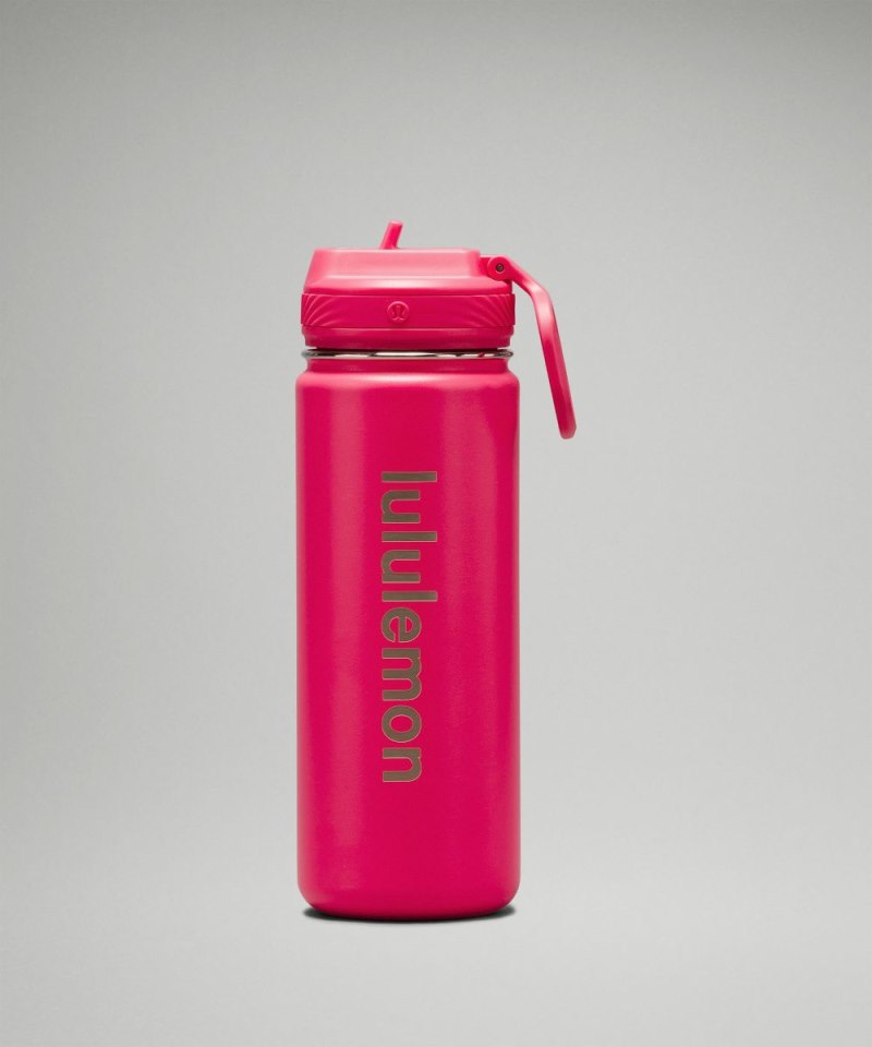 Lululemon Back to Life Sport Bottle 18oz *Straw Lid Lip Gloss Online Outlet Sale