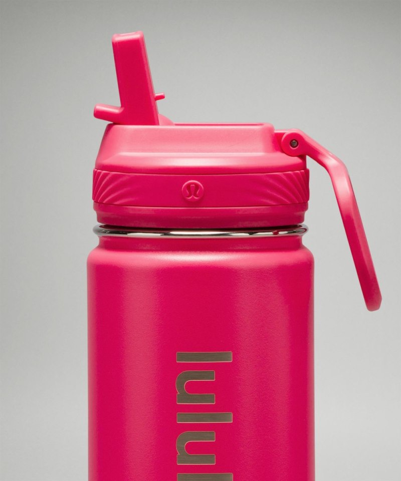 Lululemon Back to Life Sport Bottle 18oz *Straw Lid Lip Gloss Online Outlet Sale