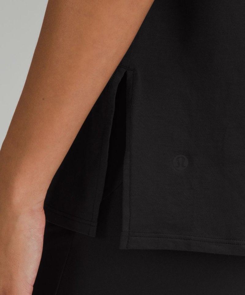 Lululemon Relaxed-Fit Boatneck T-Shirt Black Online Outlet Sale