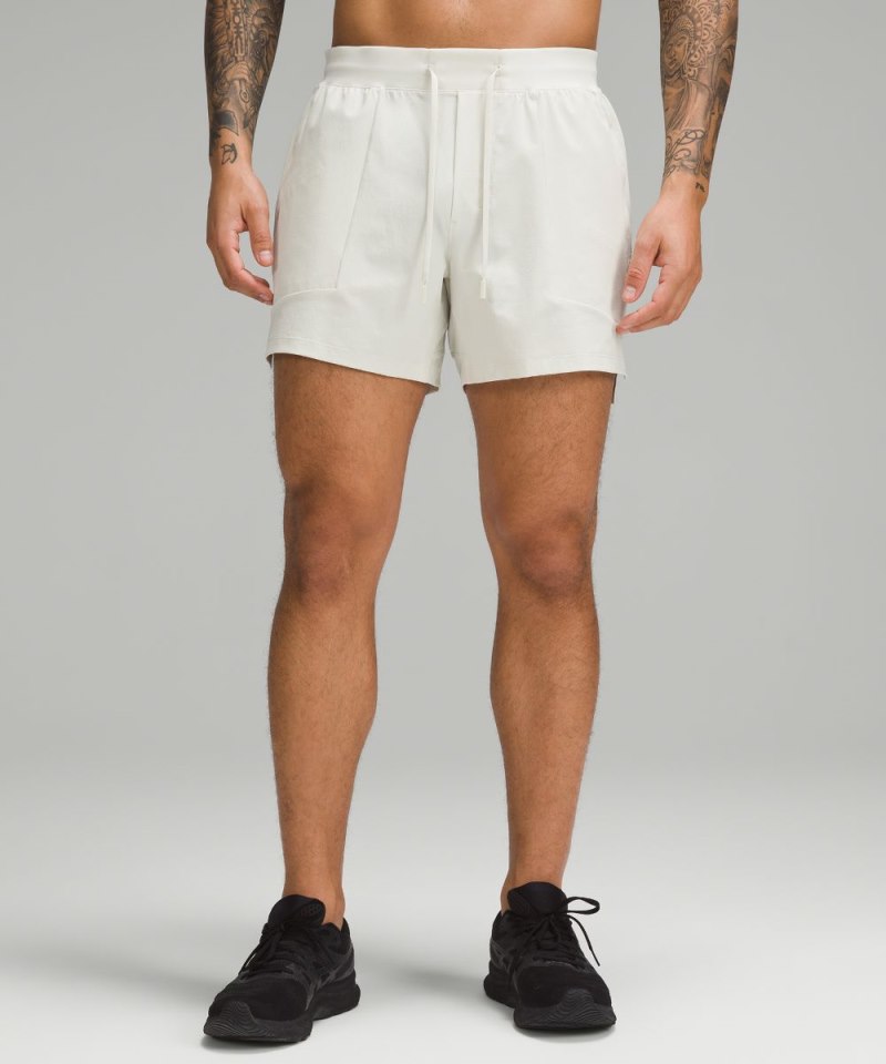 Lululemon License to Train Linerless Short 5" Bone Online Outlet Sale