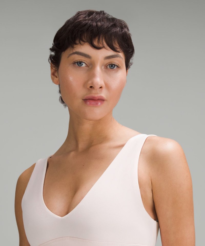 Lululemon lululemon Align™ V-Neck Bra *Light Support, A / B Cup Strawberry Milkshake Online Outlet Sale