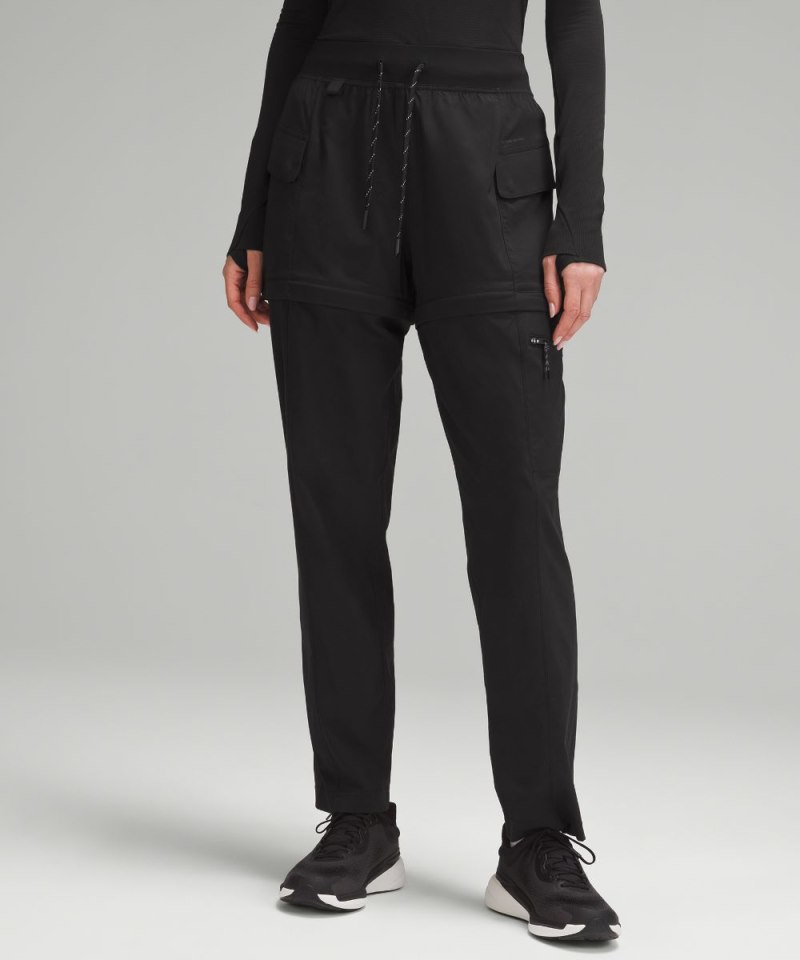 Lululemon Convertible High-Rise Hiking Pant Black Online Outlet Sale