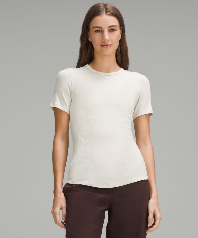 Lululemon Hold Tight Short-Sleeve Shirt Bone Online Outlet Sale