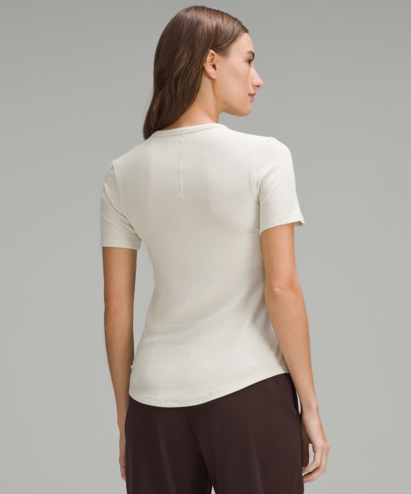 Lululemon Hold Tight Short-Sleeve Shirt Bone Online Outlet Sale
