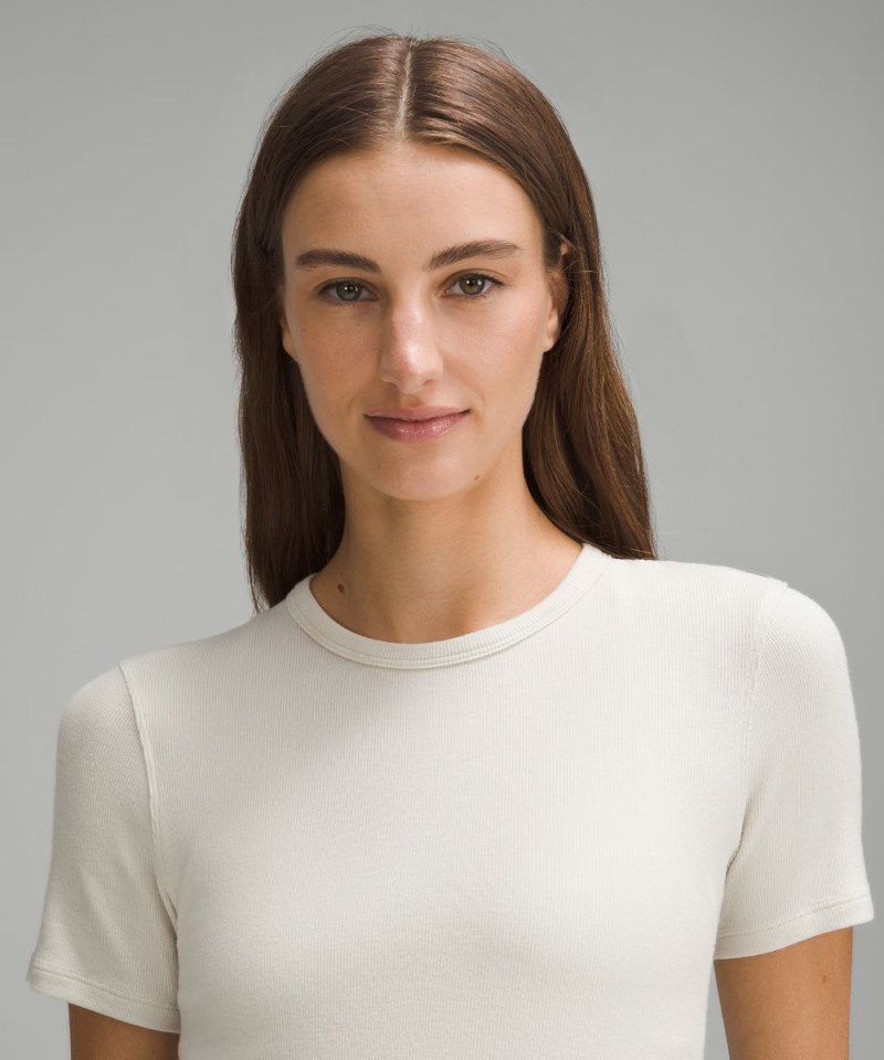 Lululemon Hold Tight Short-Sleeve Shirt Bone Online Outlet Sale