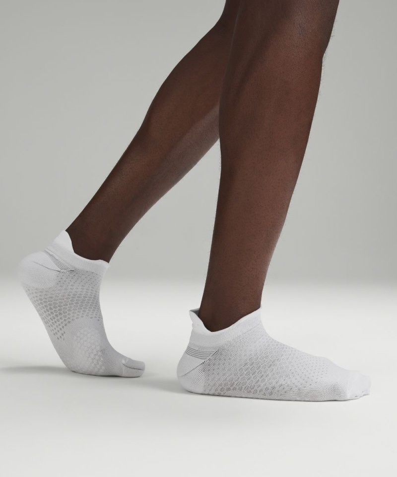 Lululemon Men's MacroPillow Tab Running Socks Medium Cushioning *3 Pack White Online Outlet Sale