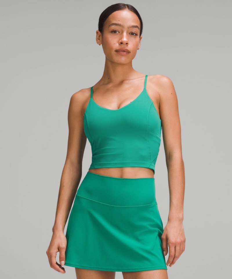 Lululemon lululemon Align™ Cropped Cami Tank Top *C / D Cup Cascadia Green Online Outlet Sale