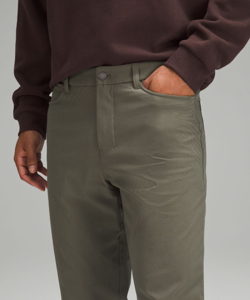 Lululemon ABC Relaxed-Fit 5 Pocket Pant 32"L *Warpstreme Army Green Online Outlet Sale
