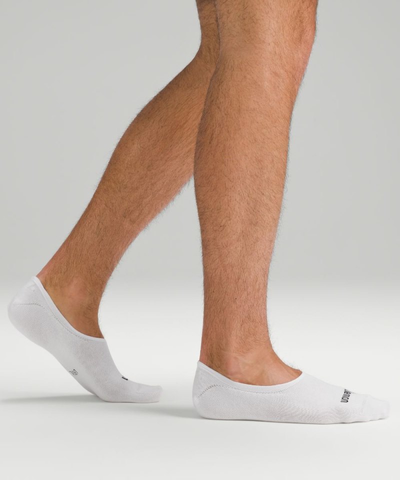 Lululemon Men's Daily Stride Comfort No-Show Socks *3 Pack White Online Outlet Sale