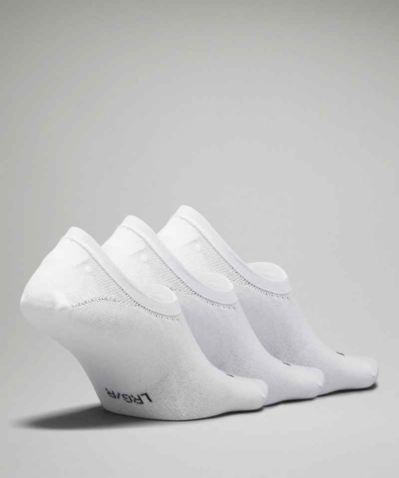 Lululemon Men's Daily Stride Comfort No-Show Socks *3 Pack White Online Outlet Sale