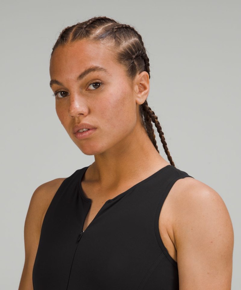 Lululemon Everlux Short-Lined Tennis Tank Top Dress 6" *Online Only Black Online Outlet Sale
