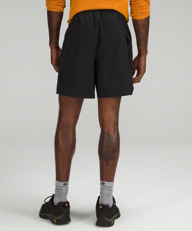 Lululemon Water-Repellent Hiking Short 8" Black Online Outlet Sale