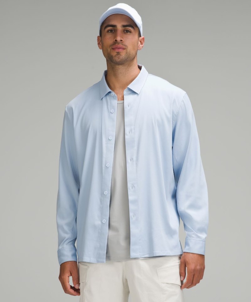 Lululemon Relaxed-Fit Long-Sleeve Button-Up Windmill Online Outlet Sale