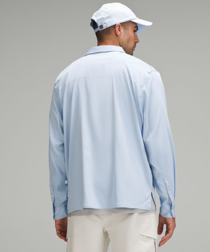 Lululemon Relaxed-Fit Long-Sleeve Button-Up Windmill Online Outlet Sale