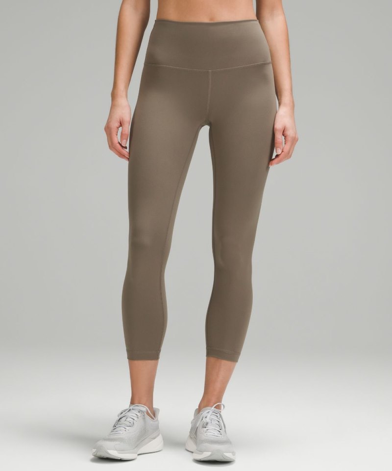 Lululemon Wunder Train High-Rise Crop 23" Nomad Online Outlet Sale